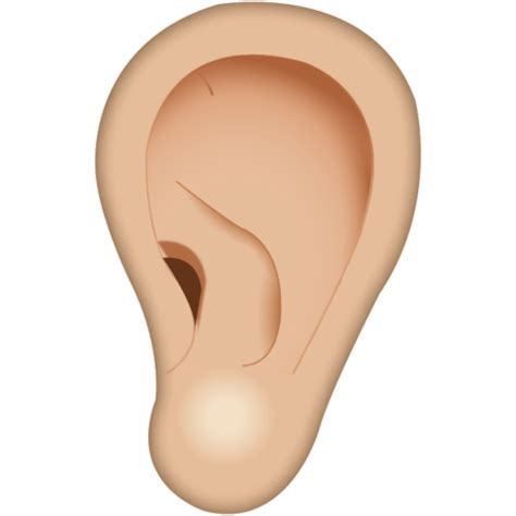 One Ear Emoji | Emoji, Icon emoji, Emoji faces