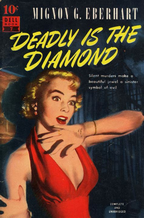 Deadly is the Diamond -- Pulp Covers