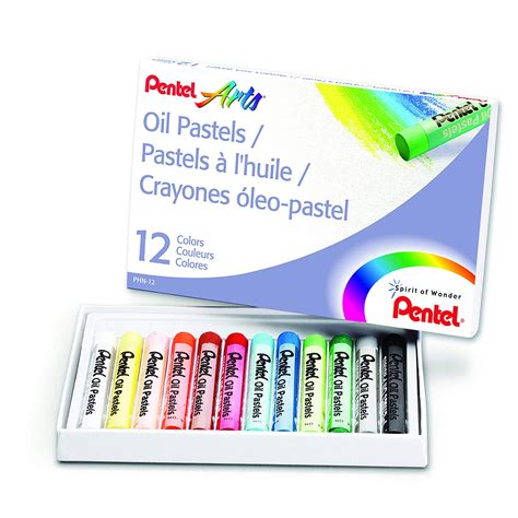 Pentel Arts Oil Pastels, 12 Color Set (PHN-12) 12 Count - Walmart.com ...