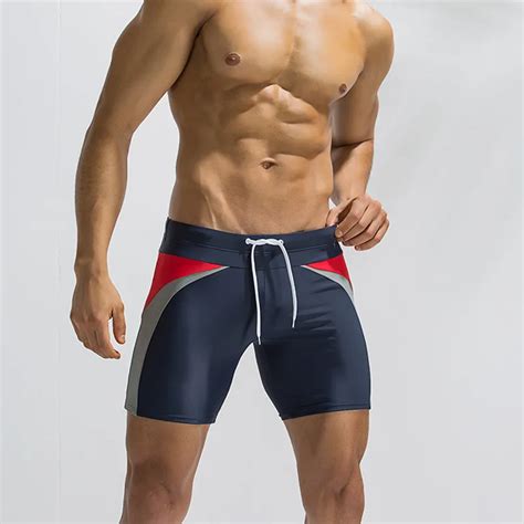 2018 new men's swimwear sexy low waist male beach shorts swimming ...