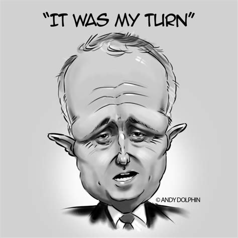 Malcolm Turnbull – digital caricature | Andy Dolphin