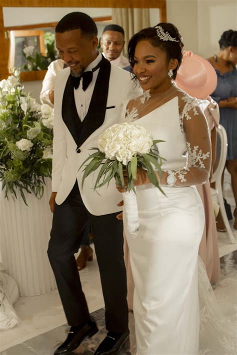 IN PICS | Dintle from Scandal! finally gets fairytale wedding