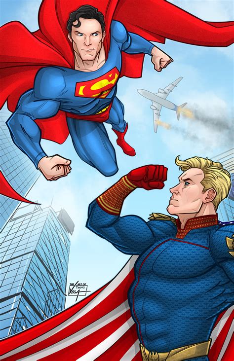 いろいろ homelander vs superman fan art 254281