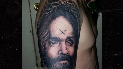 Charles Manson Fanboy Gets Tattoo with His Ashes Sprinkled In