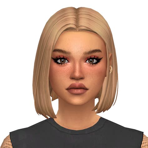 aretha | Creating custom content for The Sims 4 | Patreon | Sims hair, Mod hair, Short hair styles