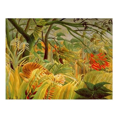 Tiger in a Tropical Storm 1891 Postcard | Zazzle.com | Art, Art prints ...