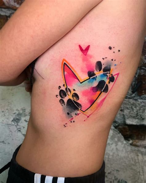 20+ Memorial Paw Print Tattoo Ideas That Will Blow Your Mind!