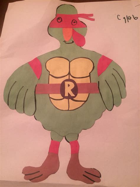Disguise A Turkey Project Ninja Turtle