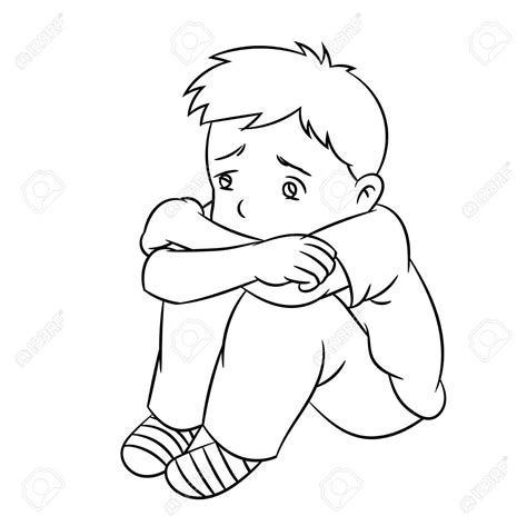 Alone Boy Coloring Pages