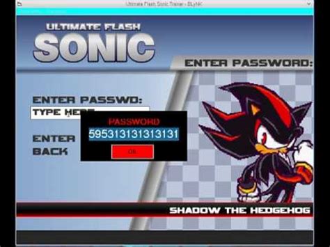 Ultimate Flash Sonic Trainer / Hacks - YouTube