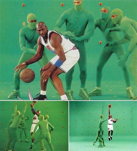 Michael Jordan filming Space Jam. 1995 : r/OldSchoolCool