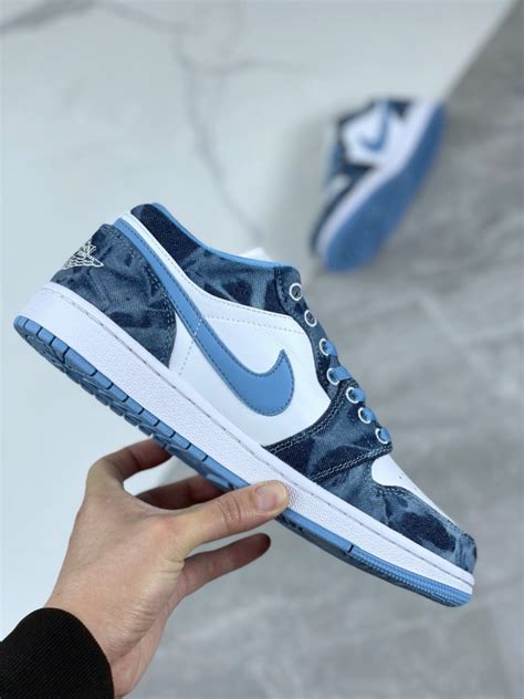 Air Jordan 1 Low GS 'Washed Denim' - SneakerCool.com