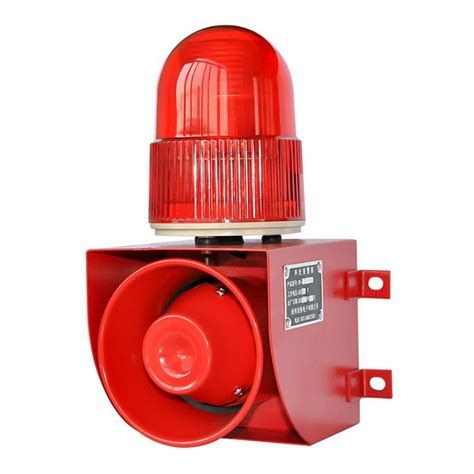 YS-01 AC110-120V Industrial Sound and Light Alarm Emergency Warning ...