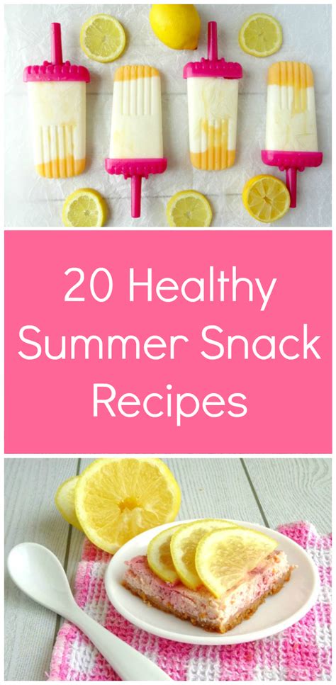 20 Healthy Summer Snacks | These healthy summer snack recipes are ...