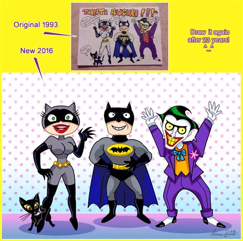 Batman, Catwoman, Joker... after 23 years. by vanessasan on DeviantArt