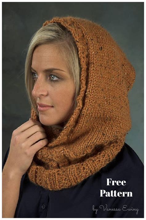 10+ Hooded Cowl Knitting Patterns Free and Paid | Cowl knitting pattern, Knit cowl pattern free ...