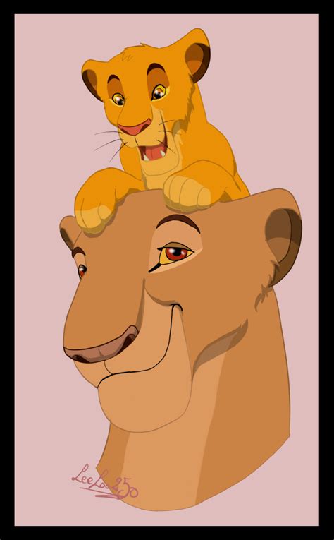 Sarabi and Simba by Leeloo250 on DeviantArt