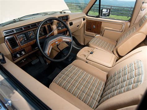 1984 Ford Bronco Interior