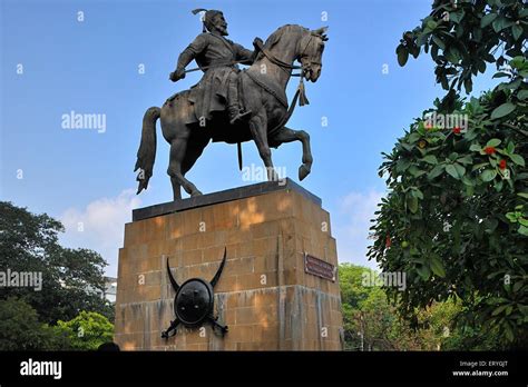 Statue Of Chhatrapati Shivaji Maharaj ; opposite Gateway of India ; Apollo Bunder ; Colaba ...