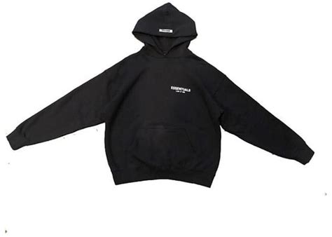 Fear of God Essentials Photo Pullover Hoodie (FW19) Black - FW19 - US