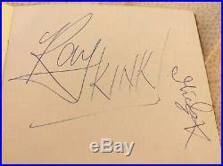 KINKS autographs set (authentic originall band members) Beatles Rolling Stones | Rolling Stones ...