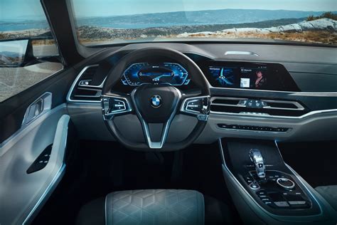 BMW Concept X7 dashboard driver side leaked image