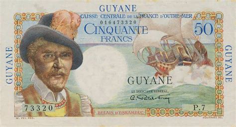 RealBanknotes.com > French Guiana p22a: 50 Francs from 1947