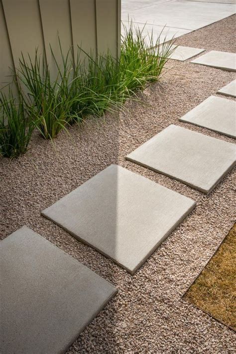 Front Yard Pictures From HGTV Smart Home 2015 | Modern front yard, Front yard walkway, Concrete ...