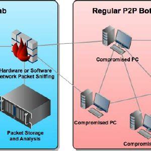 Typical Client/Server Botnet Command and Control Topology. | Download ...