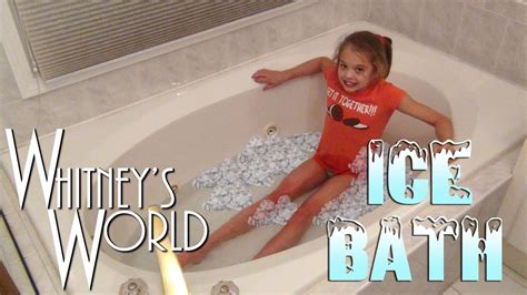 Ice Bath Challenge | Whitney - YouTube