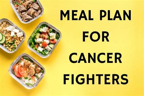 7 Day Diet Meal Plan For Cancer Patient | Cancer Diet Plan