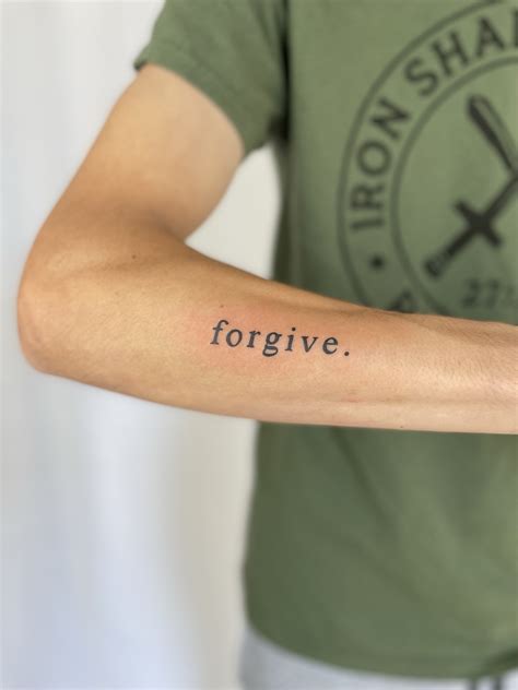 Forgive Tattoo