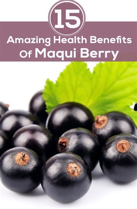 15 Amazing Health Benefits Of Maqui Berry | Coconut health benefits ...