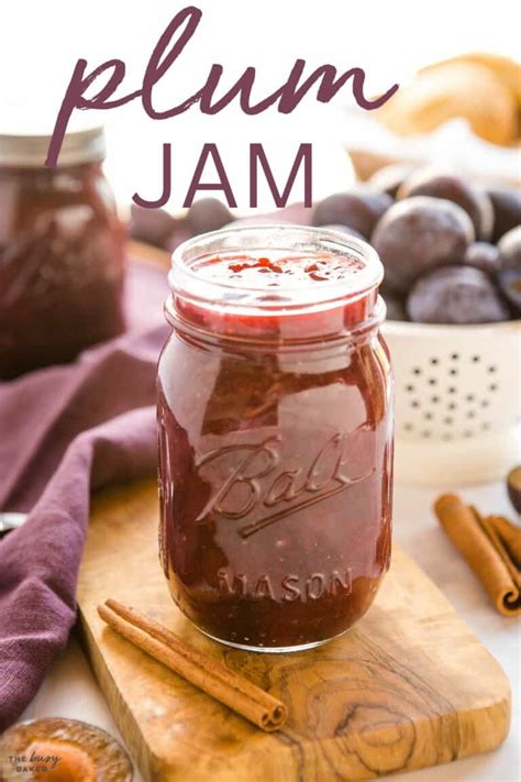 Plum Jam - The Busy Baker