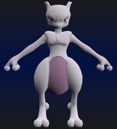 3d model mewtwo