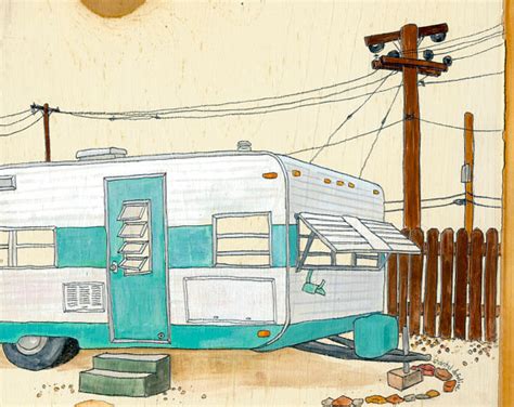 Trailer park art. | Upward Mobility | Pinterest