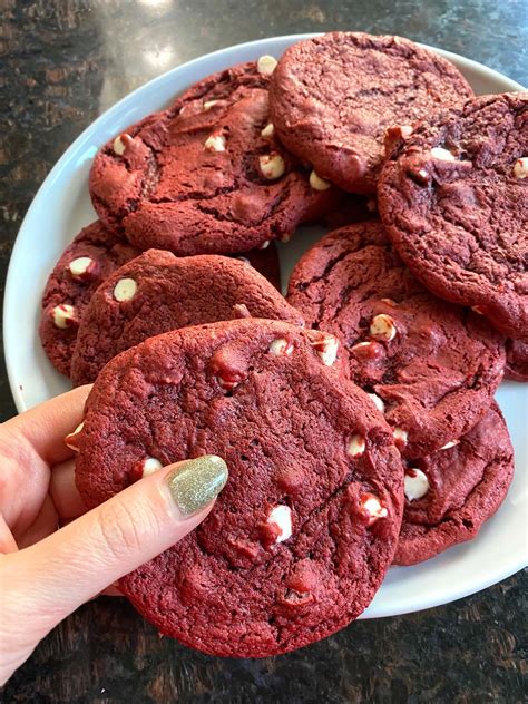 Red Velvet Cake Mix Cookies – Melanie Cooks