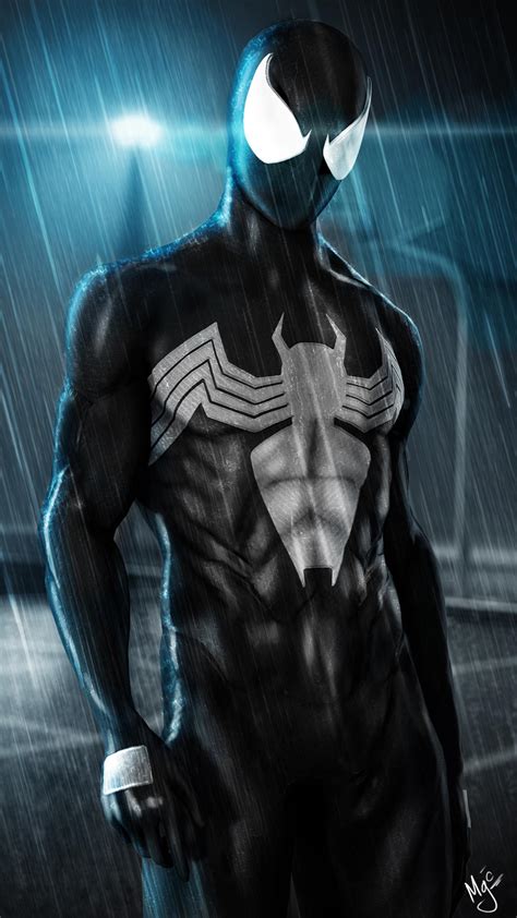 Black Spider-Man by MisterGoodCat on DeviantArt