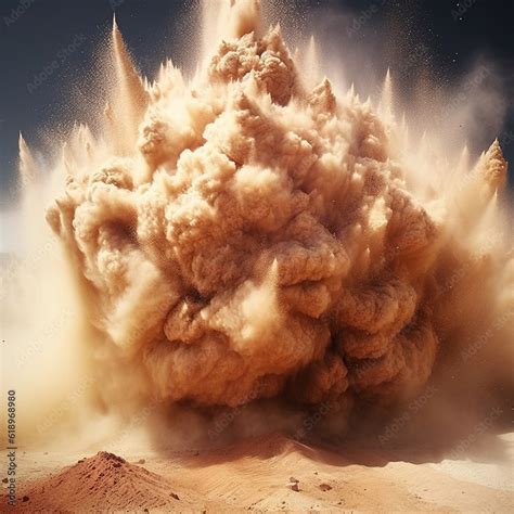 Dust Explosion: A Realistic Display of Suspended Particles Engulfed in ...