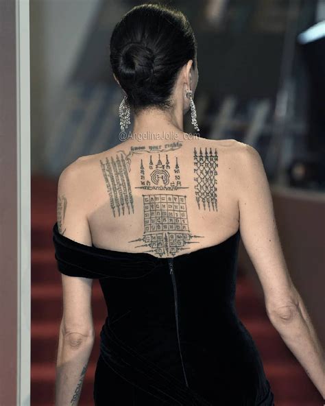 Angelina Jolie Tattoos - 15 and More Top Beauty Magazines