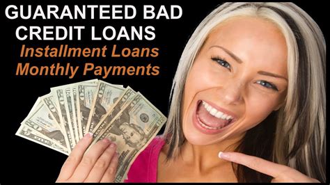 BAD CREDIT LOANS GUARANTEED APPROVAL LENDERS - Get Access To These Bad ...