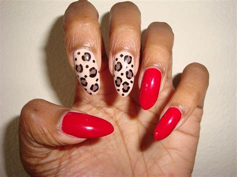 Leopard Nail Designs Red - Espanpin Stylishbelles | rosaiskara