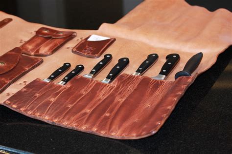 The Stinger - Professional Chef's Leather Knife Roll — ZeeBee Leather