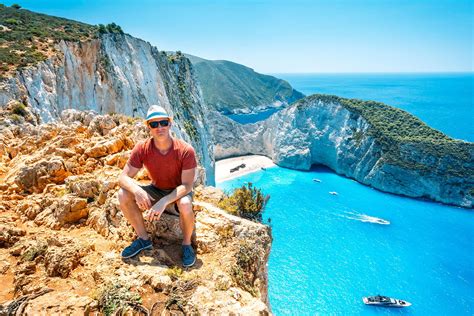 Exploring Navagio Beach (Shipwreck Beach) In Zakynthos, Greece