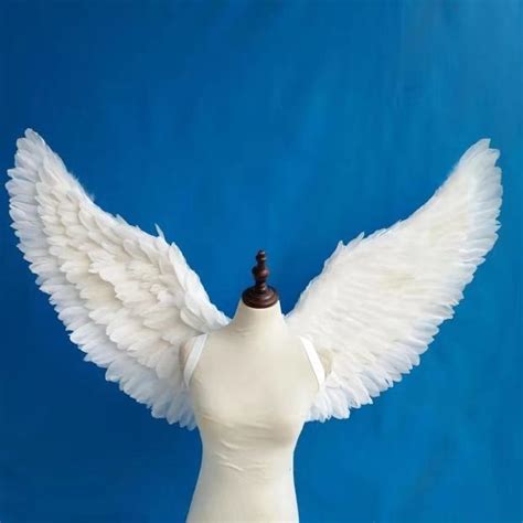 2020 White Feather Wings Costume Kids Angel Wings Black Adults Wings For Stage Performance Prop ...