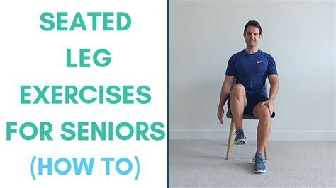 Important Seated Leg Exercises For Seniors (10 Great Exercises) | More Life Health - YouTube