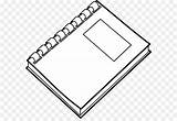 Spiral Notebook Clip Art Black And White Sketch Coloring Page sketch template