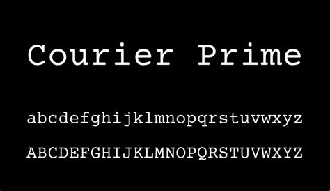 Courier Prime Font Ailesi font - Courier Prime Font Ailesi font download