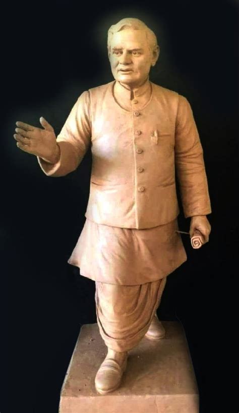 Atal Bihari Vajpayee Marble Statue, Outdoor, Size: 5.8feet at Rs 91000 in Alwar