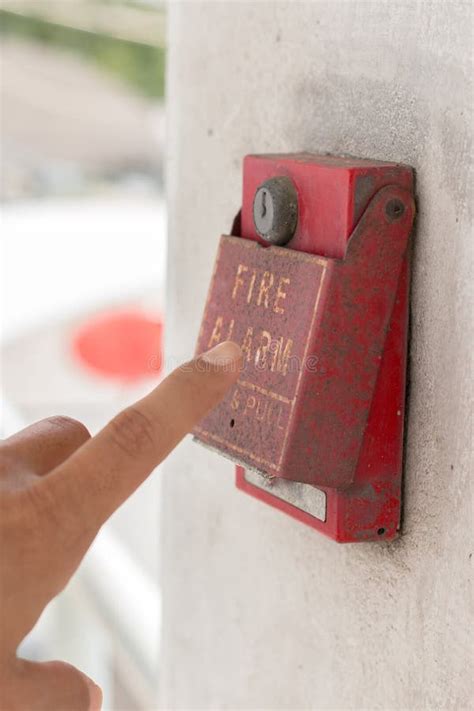 Pulling the Fire Alarm stock photo. Image of fire, dangerous - 41356986